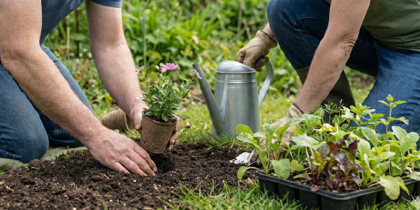 Plantation soignée